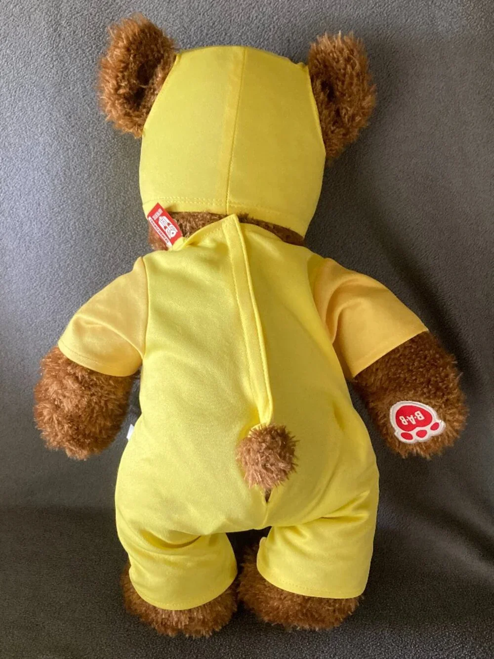 Build A Bear 18” Transformer Bumblebee Cocoa Fuzzy Jointed Brown Bear Plush